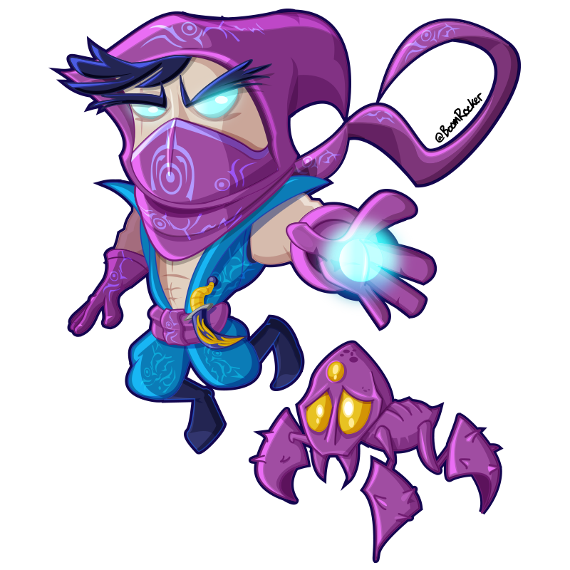 Malzahar and Voidling from League of Legends